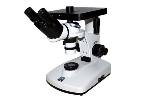 качество  Binocular 6V 12W Inverted Optical Microscope Compound Metallurgical 100X 1250X Фабрика