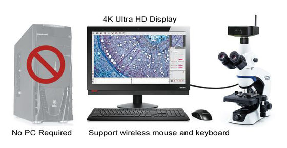 Цифровая фотокамера 30FPS 4K ультра HD построенная в интерфейсе 5G Wifi HDMI2.0 USB3.0
