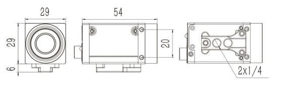 Аксессуары микроскопа цифровой фотокамеры USB3.0 с максимальным разрешением 4608 x 3288