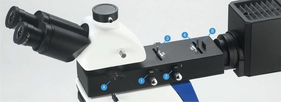 затемненное поле Tinocular металлургического микроскопа 50X 1000X бинокулярное оптически яркое