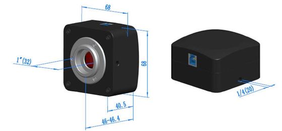 101,2 разрешения оборудования камеры 640x480 микроскопа USB FPS Cmos выстраивают в ряд пиксел 3M